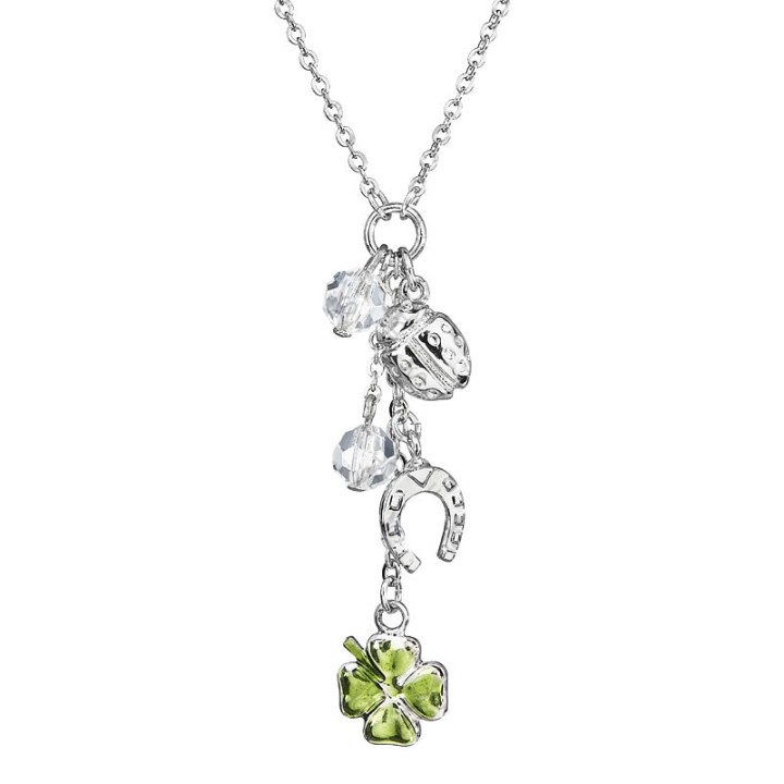 Collier Pompom Lucky Cristal From Swarovski® 6078-02-Rh