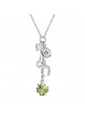 Collier Pompom Lucky Cristal From Swarovski® 6078-02-Rh