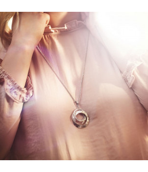 Collier Cercles entrelacés Cristal From Swarovski® 6227-02-Rh – BIJOUX FANTAISIE ARCHIGNAT 03