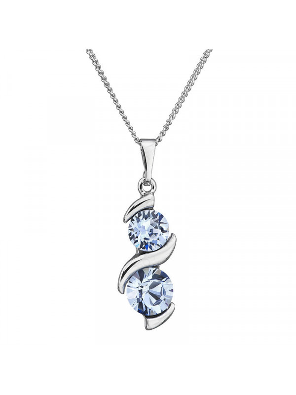 Collier Suzie Saphir Clair Cristal From Swarovski® 1250-13-Rh