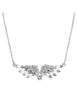 Collier Ailes de Cristaux Cristal From Swarovski® 6047-02-Rh