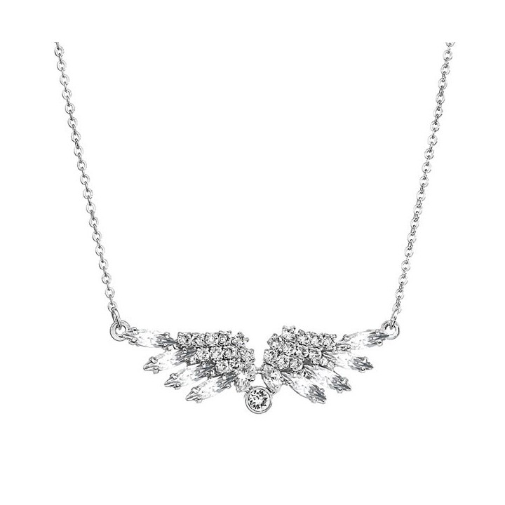 Collier Ailes de Cristaux Cristal From Swarovski® 6047-02-Rh