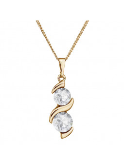 Collier Suzie plaqué Or Cristal From Swarovski® 1250-02-Au