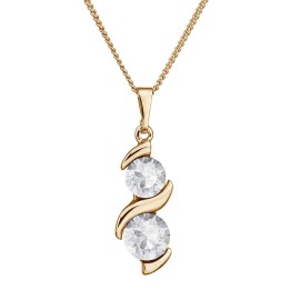 Collier Suzie plaqué Or Cristal From Swarovski® 1250-02-Au
