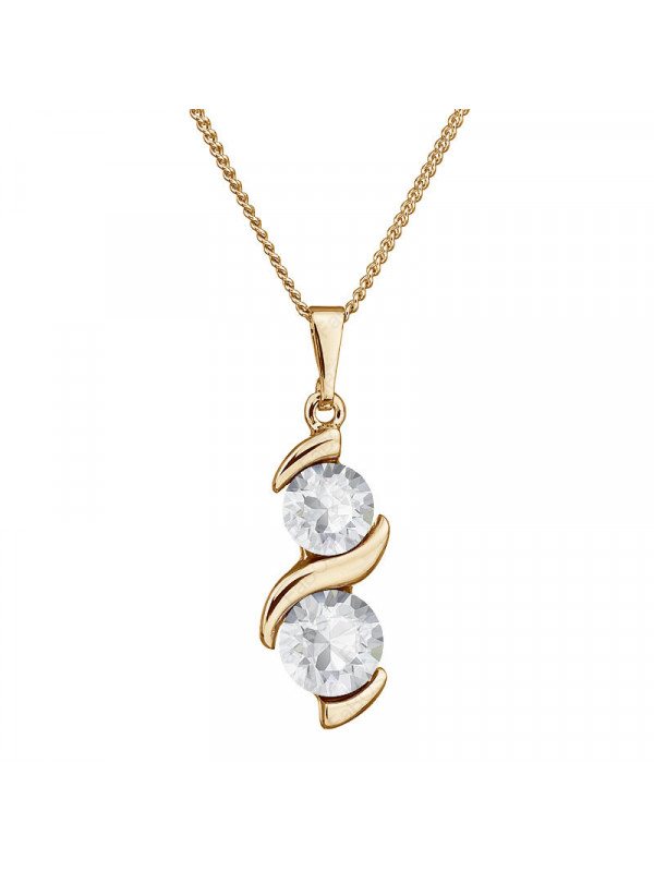 Collier Suzie plaqué Or Cristal From Swarovski® 1250-02-Au