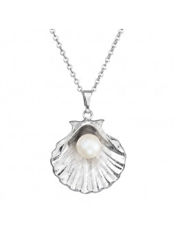 Collier Coquillage Nacré Cristal From Swarovski® 6053-03-Rh