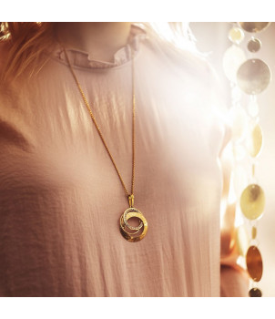 Collier Cercles plaqué Or Cristal From Swarovski® 6227-02-Aut – BIJOUX FANTAISIE MONTMORIN 63