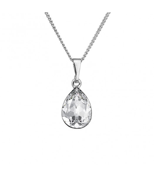 Collier Goutte d'eau Cristal From Swarovski® 5751-02-Rh Collier Goutte d'eau Cristal From Swarovski® 5751-02-Rh