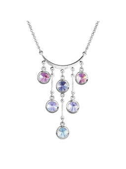 Collier Rose Rivoli Cristal From Swarovski® 5541-40-Rh