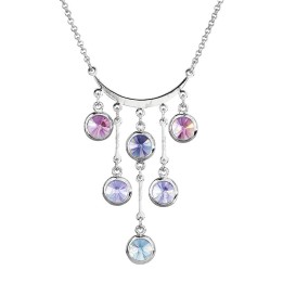 Collier Rose Rivoli Cristal From Swarovski® 5541-40-Rh