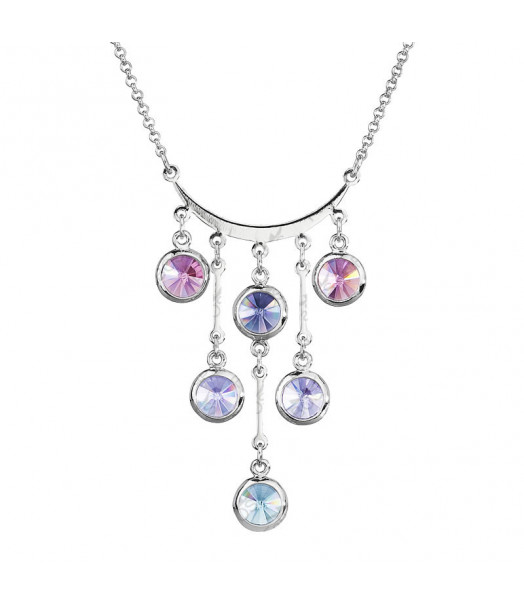 Collier Rose Rivoli Cristal From Swarovski® 5541-40-Rh