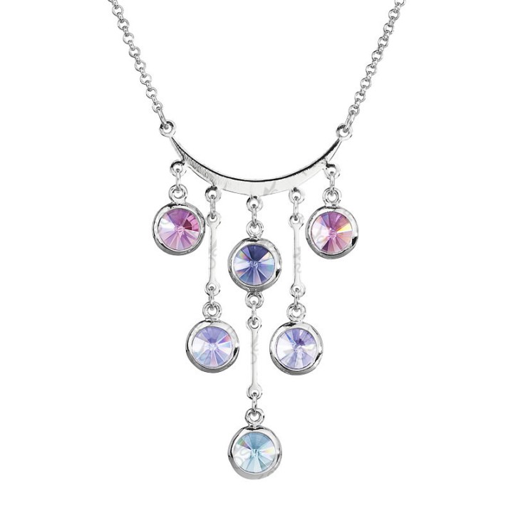 Collier Rose Rivoli Cristal From Swarovski® 5541-40-Rh