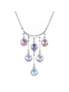 Collier Rose Rivoli Cristal From Swarovski® 5541-40-Rh