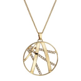 Collier Rond plaqué Or Cristal From Swarovski® 5995-02-Aut