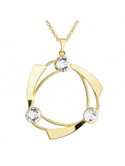 Collier Softly plaqué Or Cristal From Swarovski® 6289-02-Aut