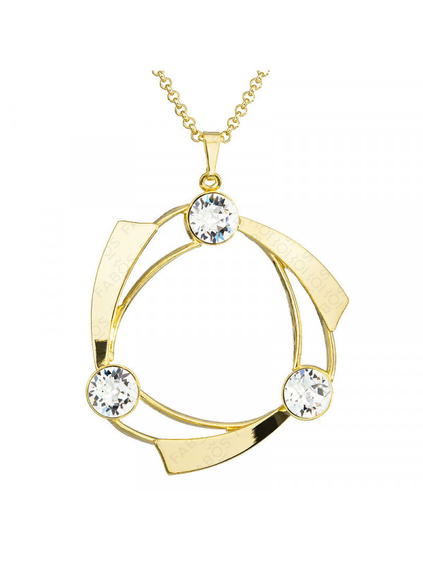 Collier Softly plaqué Or Cristal From Swarovski® 6289-02-Aut