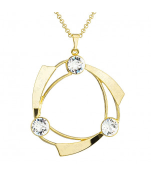 Collier Softly plaqué Or Cristal From Swarovski® 6289-02-Aut