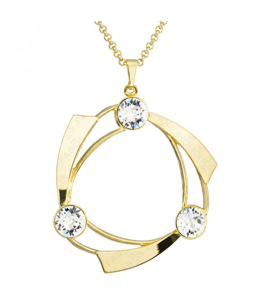 Collier Softly plaqué Or Cristal From Swarovski® 6289-02-Aut
