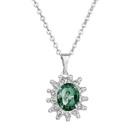 Collier Kate Emeraude From Swarovski® 6030-03-Rh
