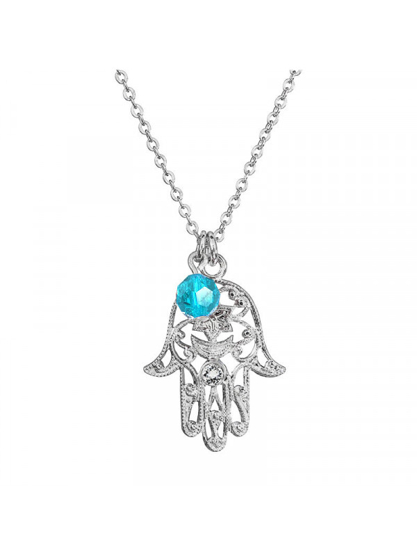 Collier Main de Fatima From Swarovski® 6055-03-Rh