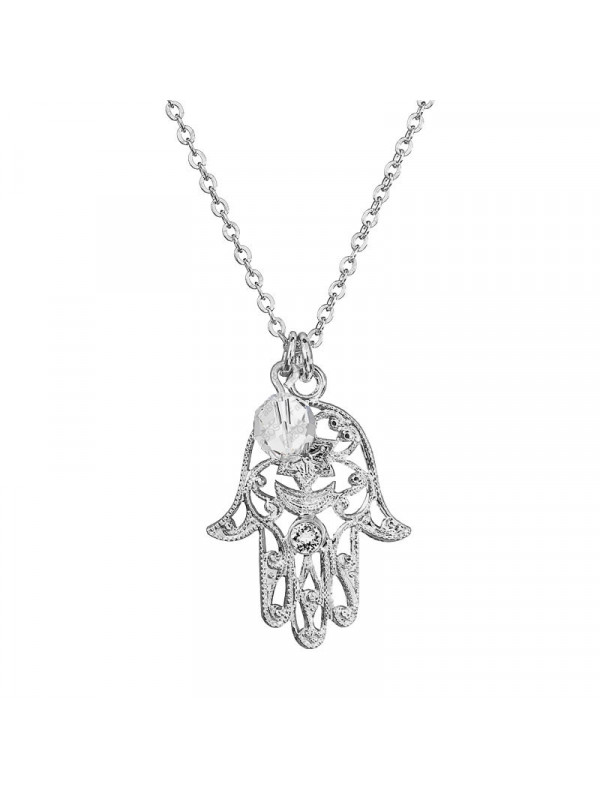 Collier Perle de Fatima From Swarovski® 6055-02-Rh