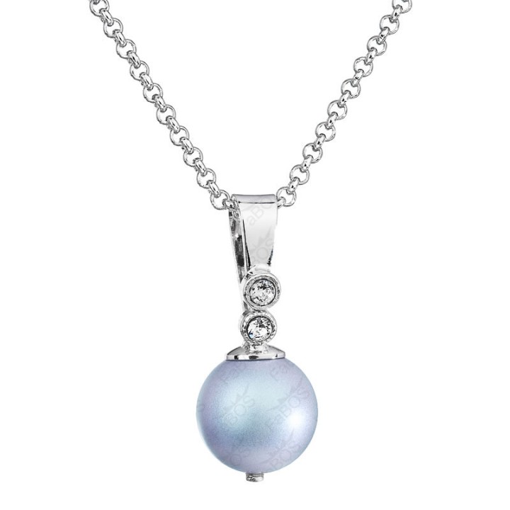 Collier Perle 12 mn From Swarovski® 6115-03-Rh