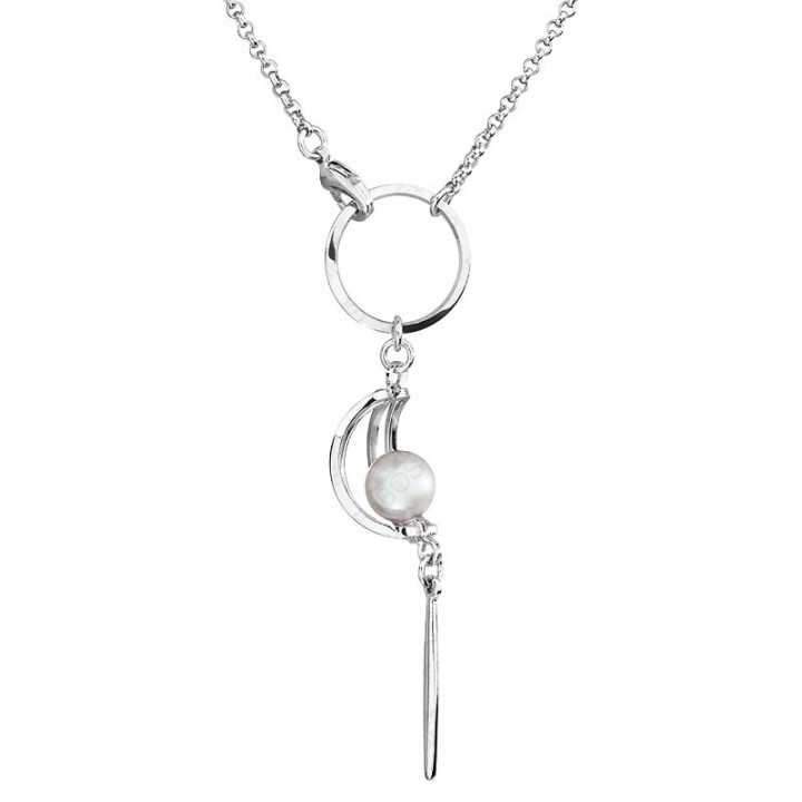 Collier Perle grise From Swarovski® 6223-03-Rh
