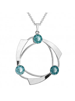 Collier Softly Vert From Swarovski® 6289-03-Rh