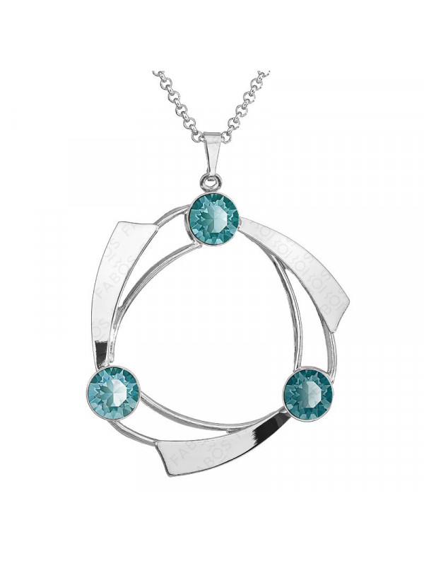 Collier Softly Vert From Swarovski® 6289-03-Rh