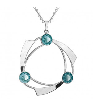 Collier Softly Vert From Swarovski® 6289-03-Rh – BIJOUX FANTAISIE ROSIÈRES 43