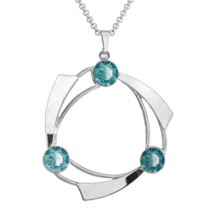 Collier Softly Vert From Swarovski® 6289-03-Rh
