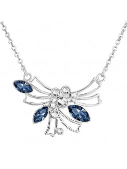 Collier Bleu Denim From Swarovski® 6300-03-Rh