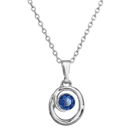 Collier Bleu Capri From Swarovski® 0390-07-Rh