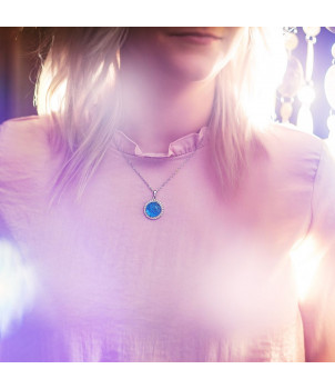 Collier Aqua From Swarovski® 6233-03-Rh – BIJOUX FANTAISIE PARIS 9