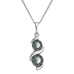 Collier Susie Black Diamond From Swarovski® 1250-10-Rh
