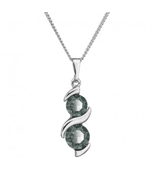 Collier Susie Black Diamond From Swarovski® 1250-10-Rh – BIJOUX FANTAISIE RUMONT 77