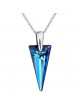 Collier Spike Bleu From Swarovski® 1401-04-Rh