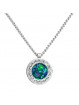 Collier Vert Opale From Swarovski® 6383-06-Rh