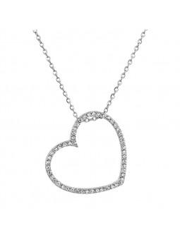 Collier Coeur From Swarovski® 0260-02-Rh