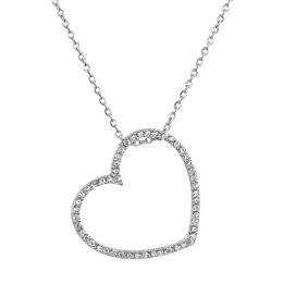 Collier Coeur From Swarovski® 0260-02-Rh