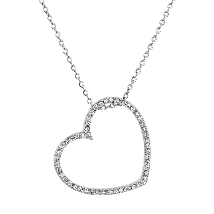 Collier Coeur From Swarovski® 0260-02-Rh