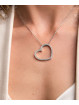 Collier Coeur From Swarovski® 0260-02-Rh