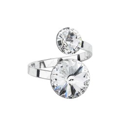 Bague Rivoli 8/12 Cristal From Swarovski® 3010-02-Rh