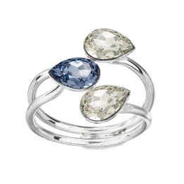 Bague Bleu Denim Cristal From Swarovski® 0894-03-Rh
