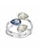 Bague Bleu Denim Cristal From Swarovski® 0894-03-Rh