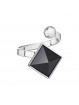 Bague Pyramide 10mn Jet Cristal From Swarovski® 0869-03-Rh