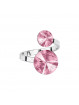 Bague Rivoli 8/12 rose pâle Cristal From Swarovski® 3010-14-Rh