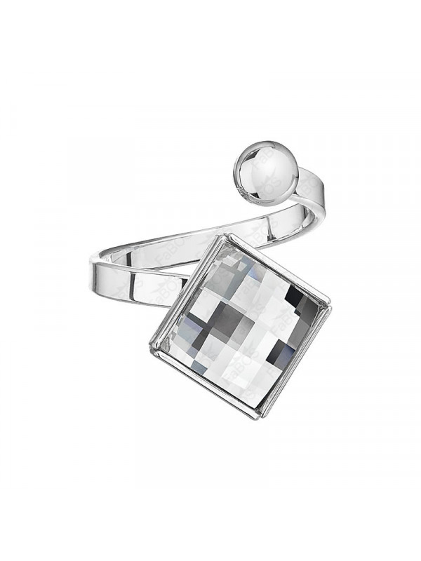 Bague Pyramide 10mn Cristal From Swarovski® 0869-02-Rh