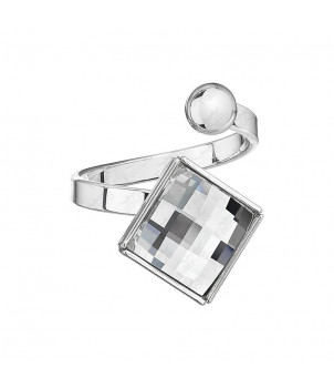 Bague Pyramide 10mn Cristal From Swarovski® 0869-02-Rh – BIJOUX FANTAISIE ROSSILLON 01