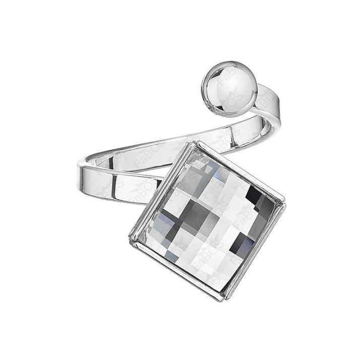 Bague Pyramide 10mn Cristal From Swarovski® 0869-02-Rh